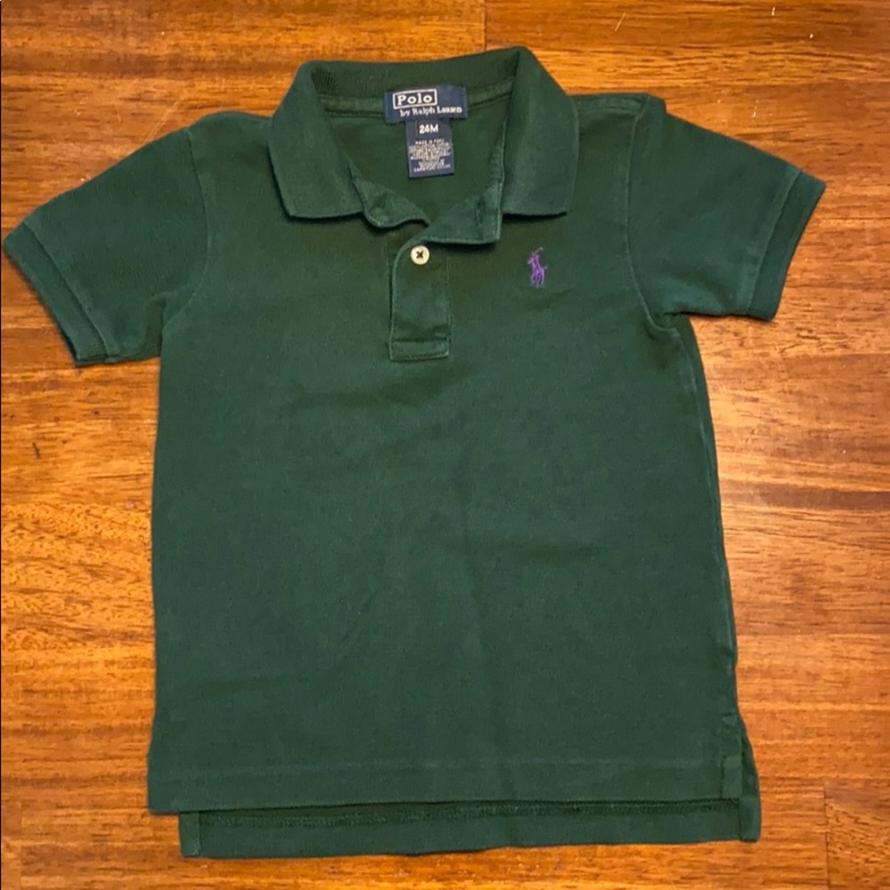 Hunter green POLO by Ralph Lauren shirt